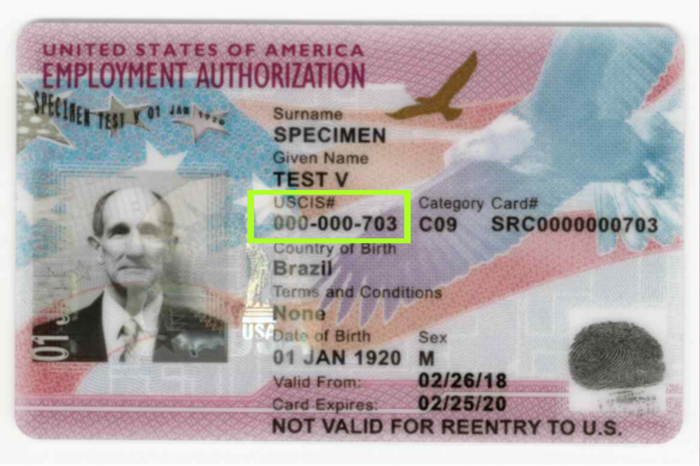 Alien Registration Number Where To Find It [2021] Selflawyer